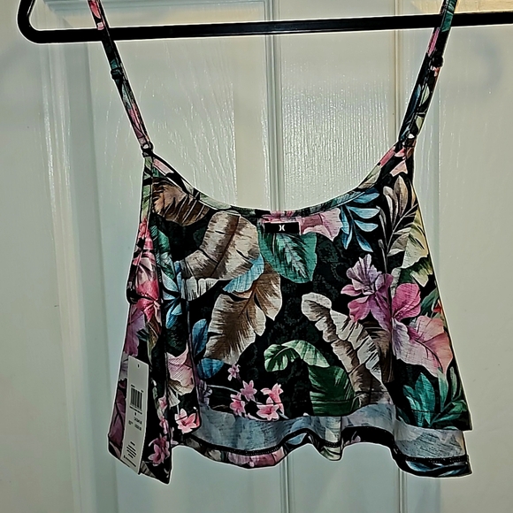 Hurley Island Style Front Swing Floral Tank Top - medium - Picture 4 of 7
